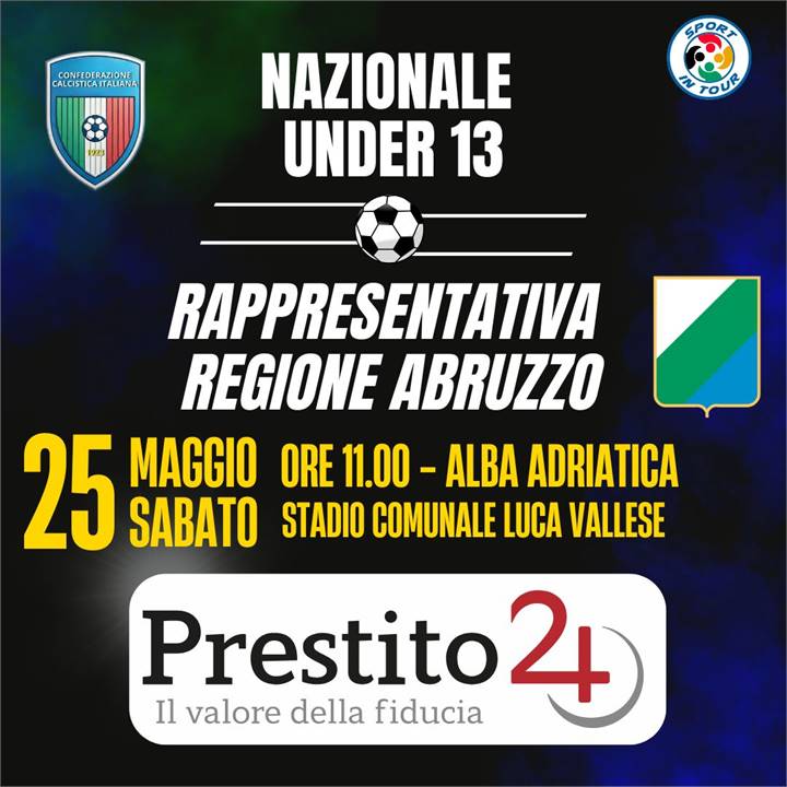 Nasce la Nazionale Under 13 della Confederazione Calcistica Italiana: esordio ufficiale domani 25 maggio