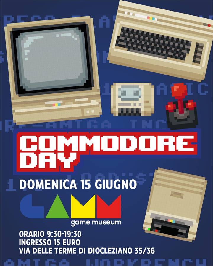Roma torna capitale del retrocomputing: arriva il Commodore Day 2025